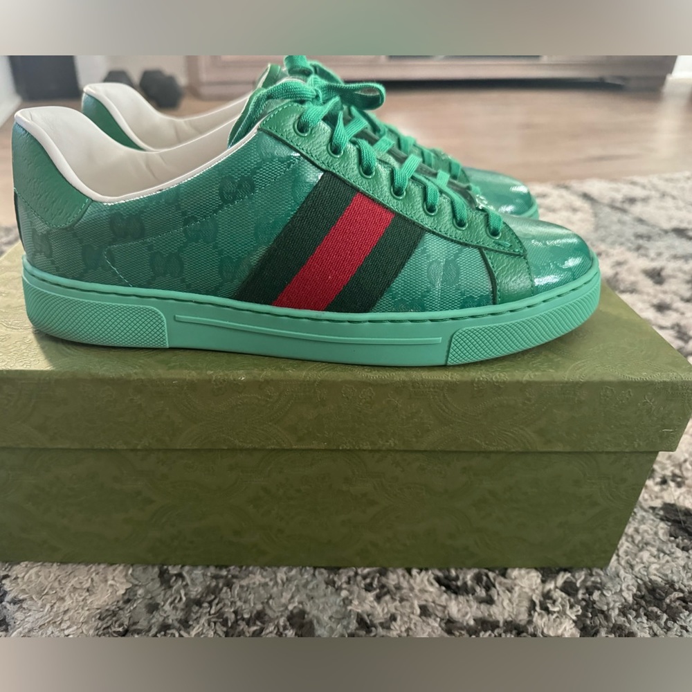 Gucci canvas ace sneaker